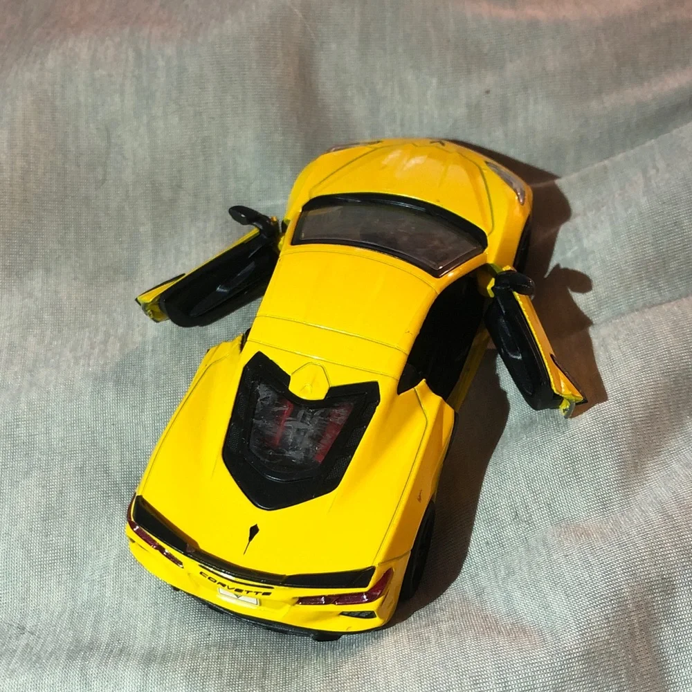 2020 Pull Back Action Corvette Toy Car